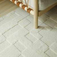 VM Carpet Domino Ø133 cm 110 valkoinen